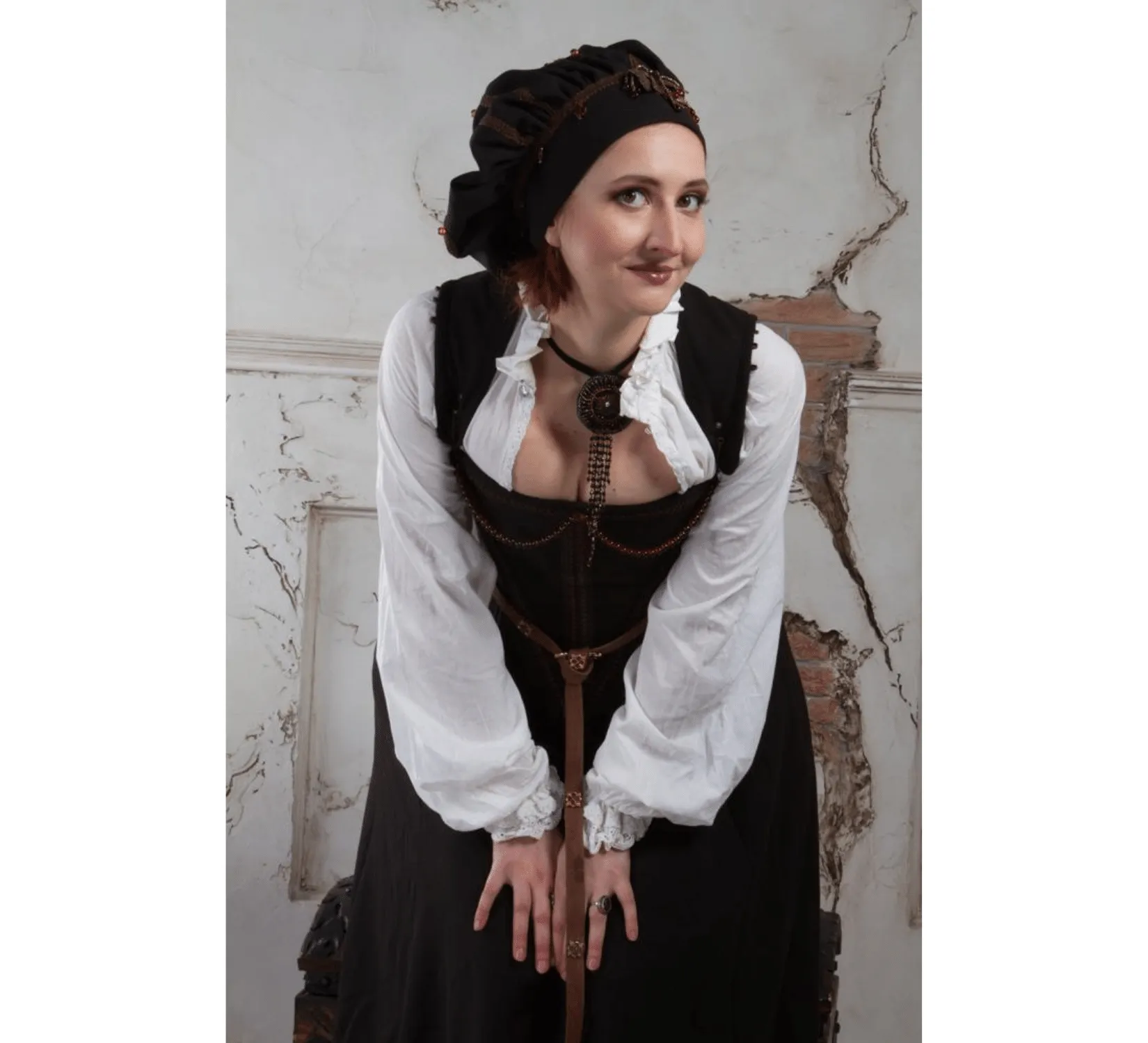 Cocoa brown renaissance dress, Spanish Renaissance gown