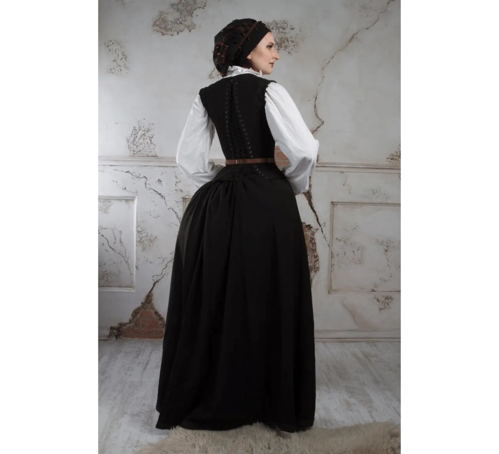 Cocoa brown renaissance dress, Spanish Renaissance gown