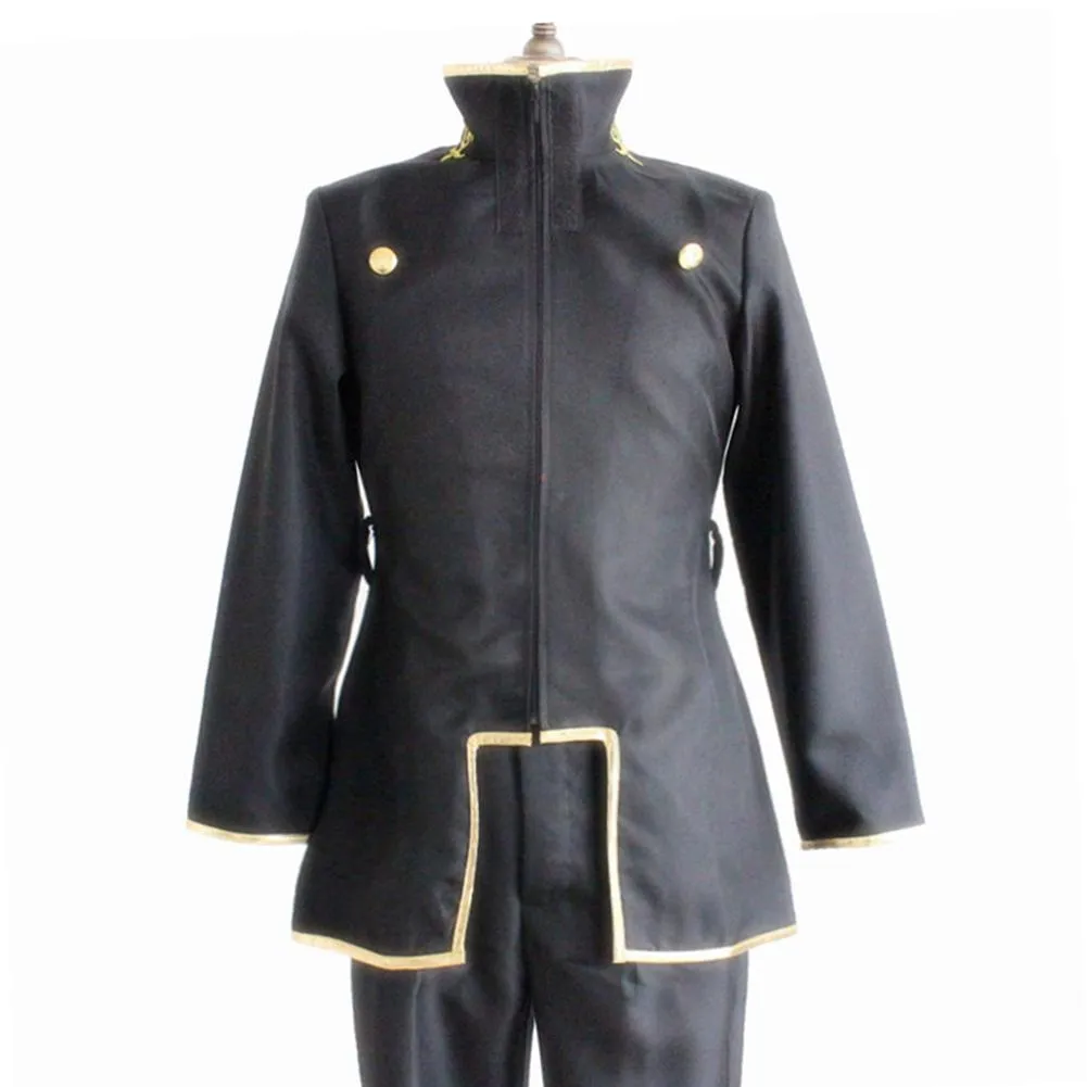 CODE GEASS Lelouch Lamperouge Cosplay Costumes Japanese Anime School Uniform For Boys