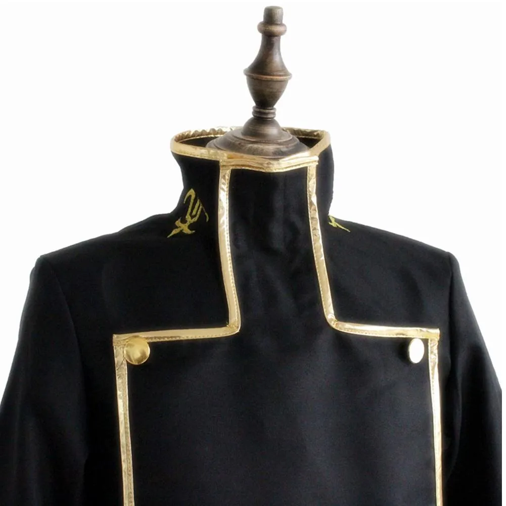 CODE GEASS Lelouch Lamperouge Cosplay Costumes Japanese Anime School Uniform For Boys