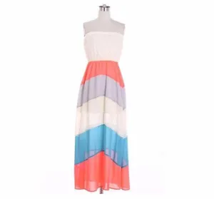 Colorblock Maxi Dress