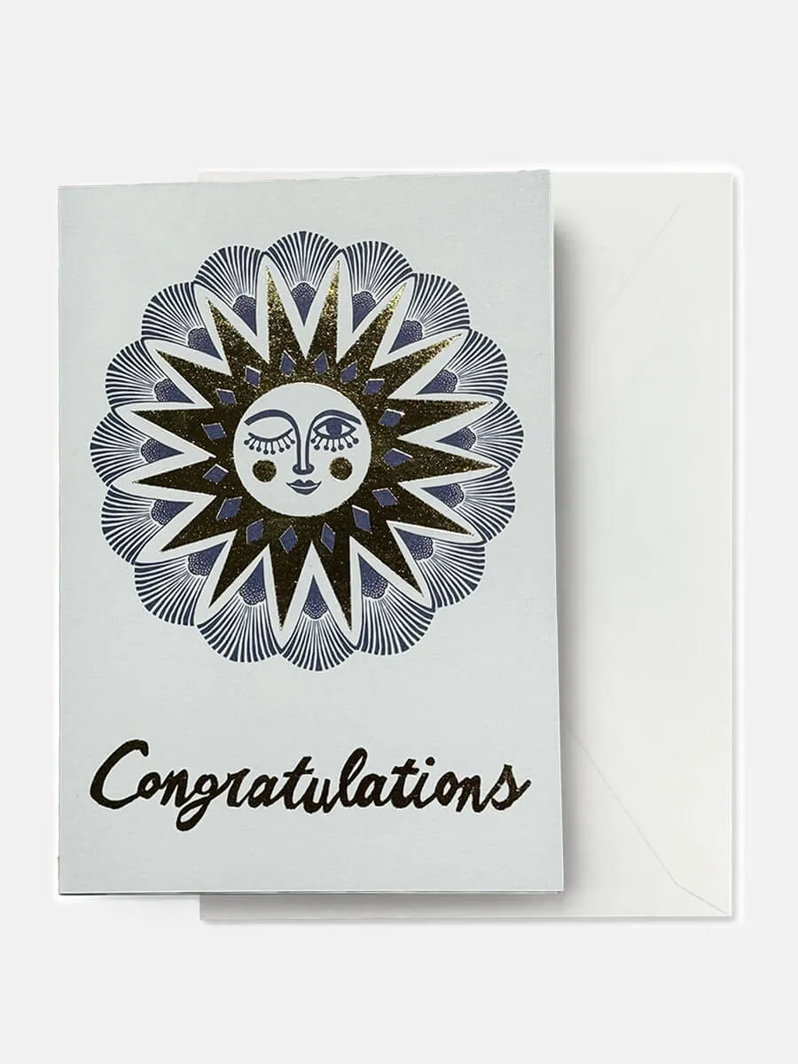 Congratulations Sun Card