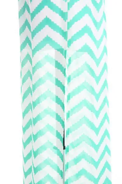 Coral ZigZag Maxi Dress