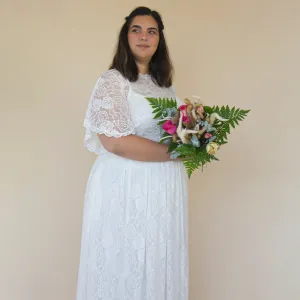 Curvy Bridal Lace top #2059