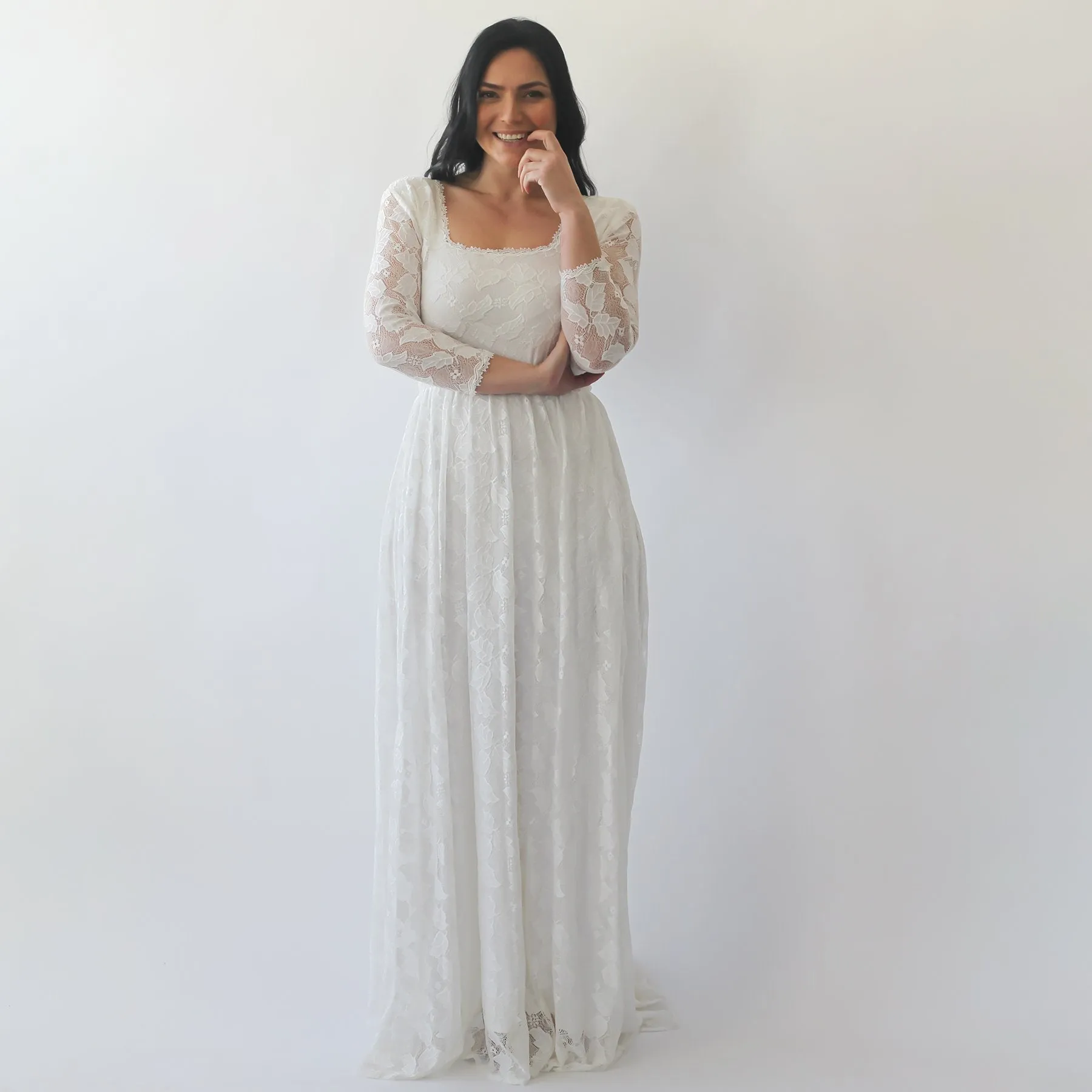 Curvy Train Dress #1272