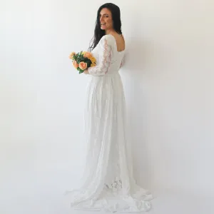 Curvy Train Dress #1272