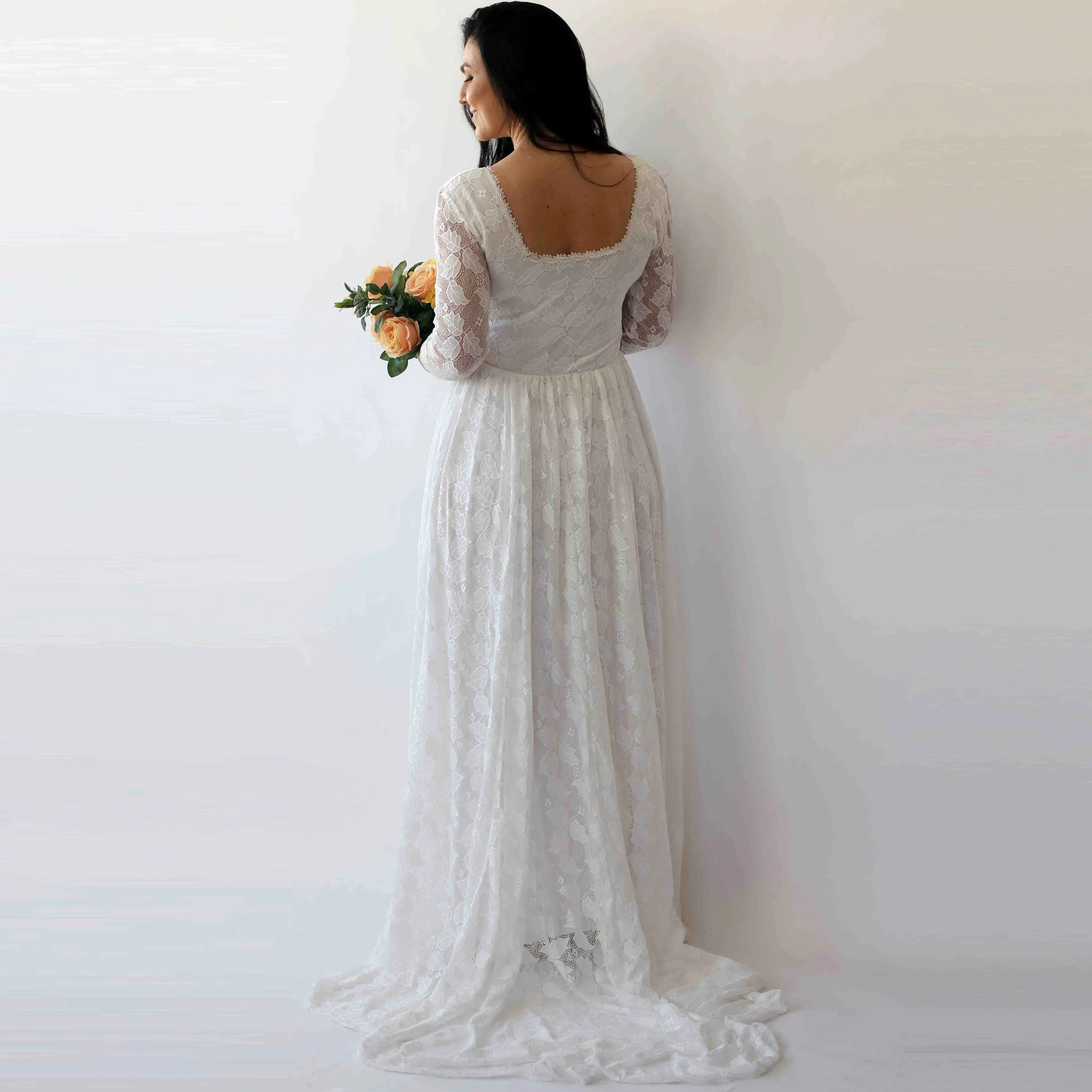 Curvy Train Dress #1272