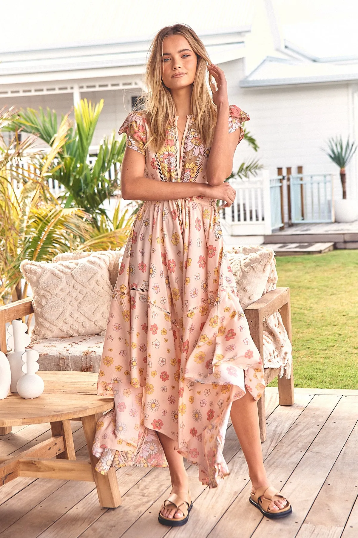 Daisies Print Asher Dress