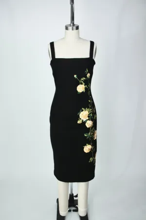 D&G Virgin Wool Rose Dress*