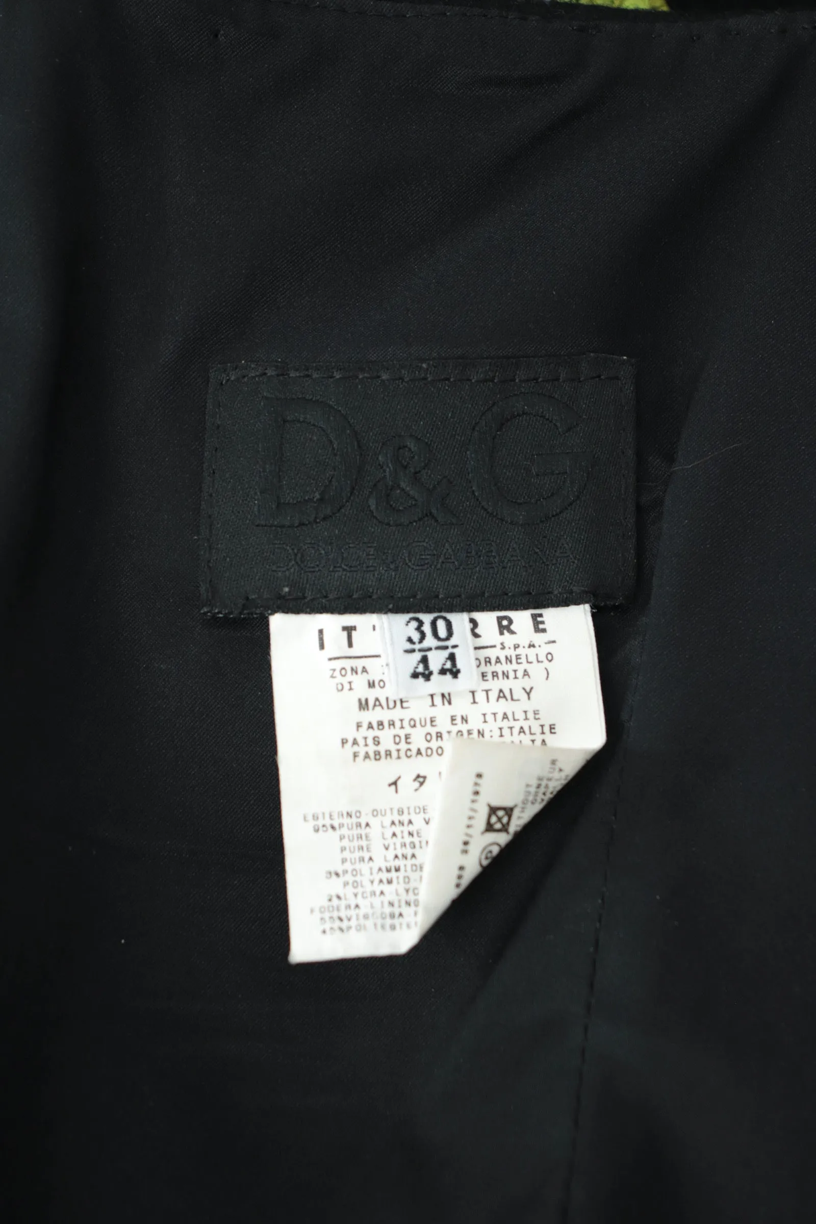 D&G Virgin Wool Rose Dress*
