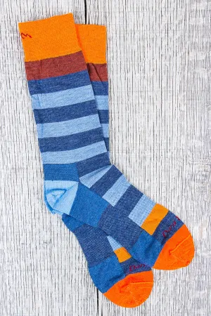 Darn Tough Wool Socks Warlock Crew Light Denim / Vapor