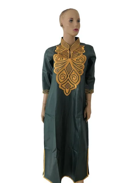 dashiki african dresses for women plus size faftan Bazin riche,