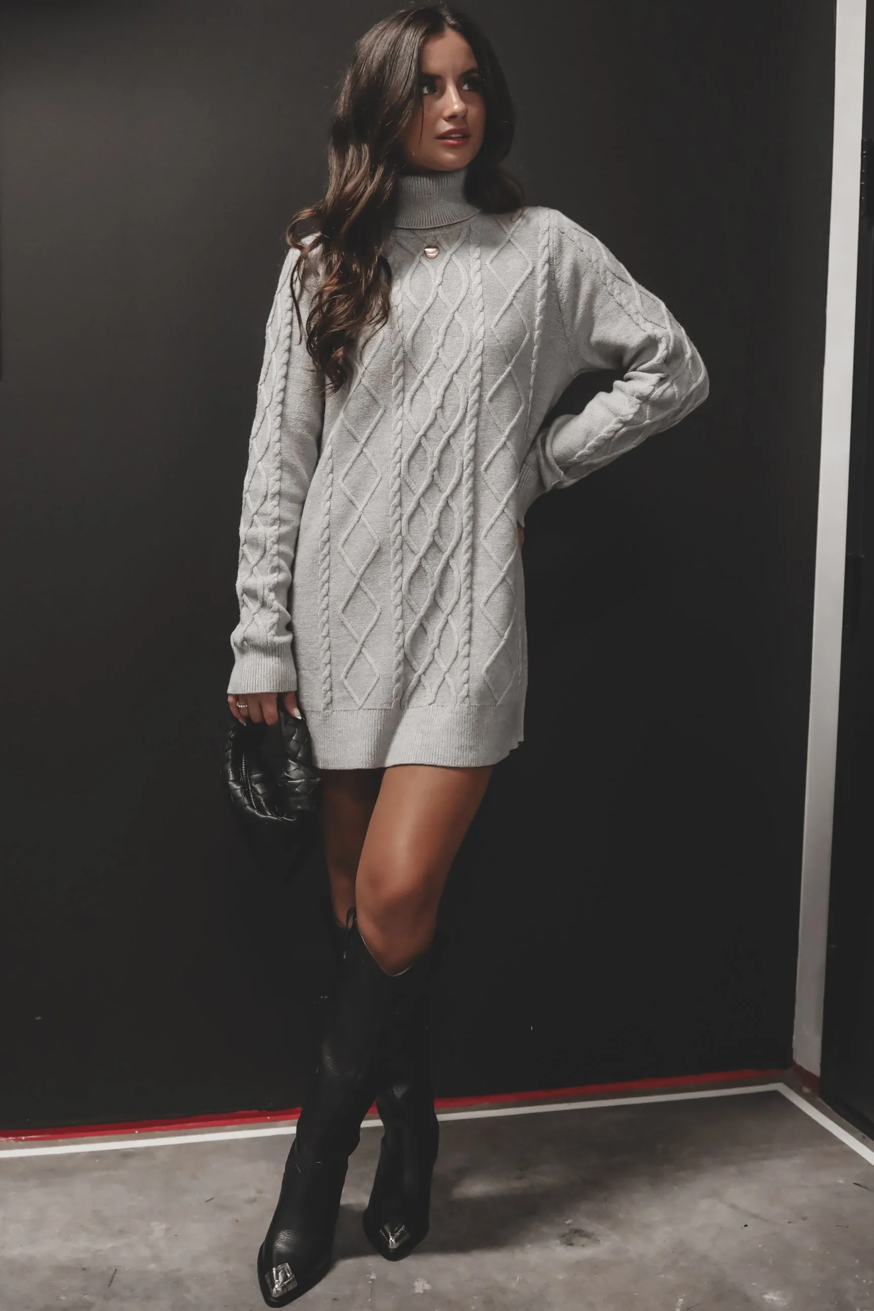 DEAL SHOW ME YOUR MUMU Montreal Mini Knit Sweater Dress
