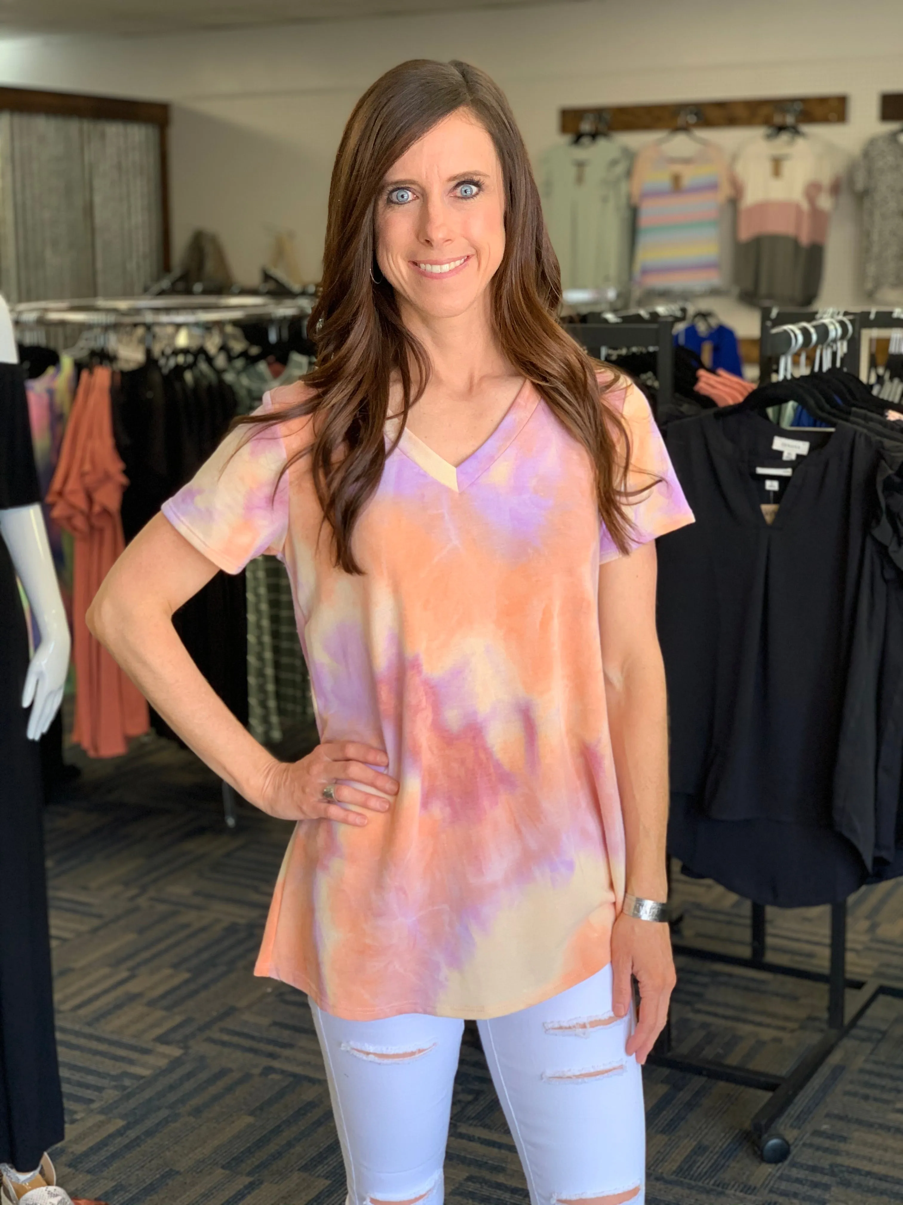 Delilah Tie Dye Top