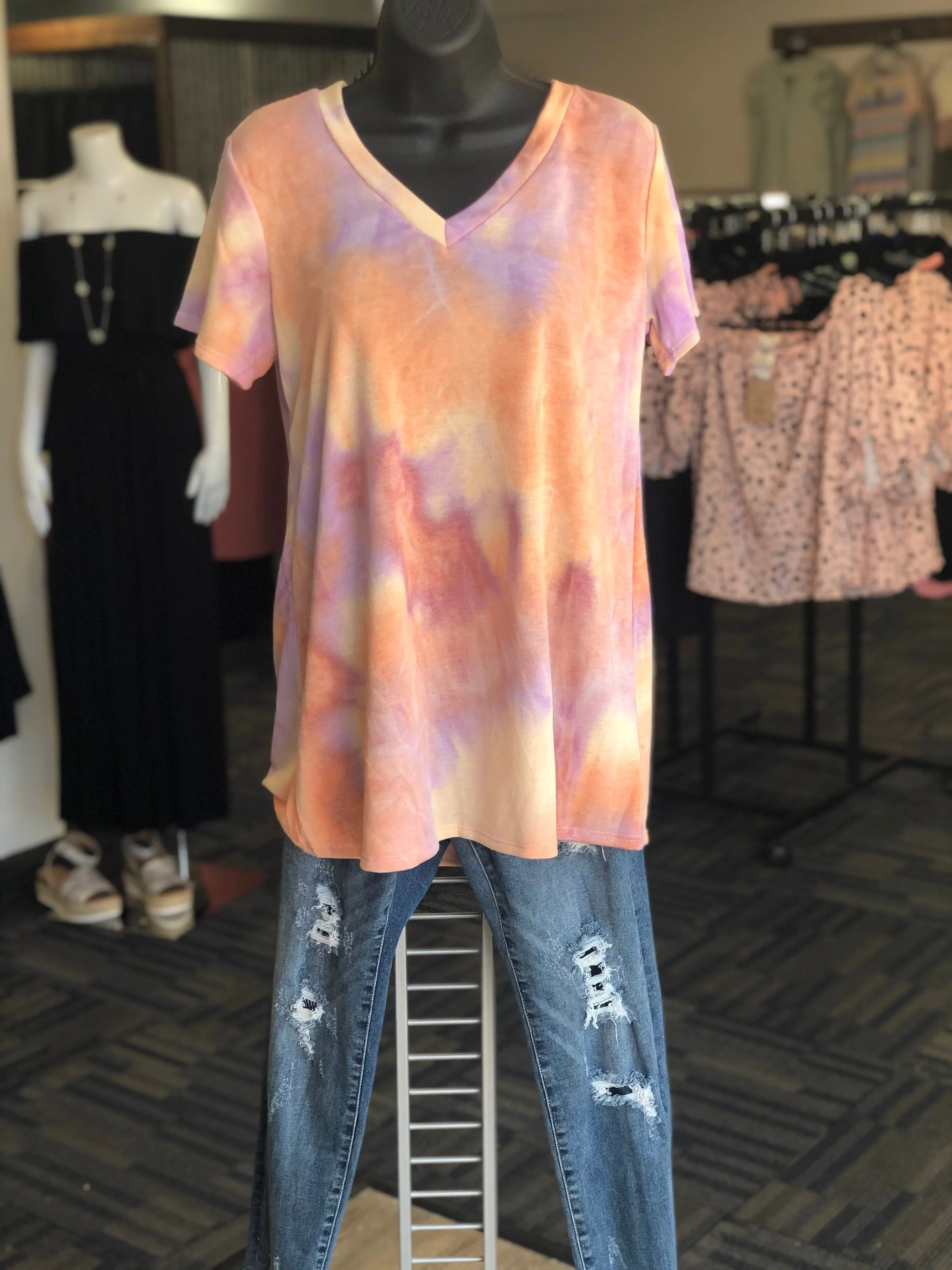 Delilah Tie Dye Top