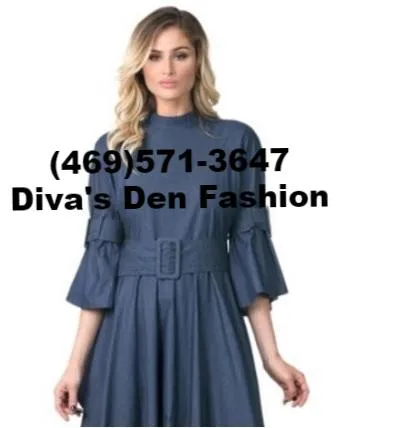 Denim Maxi Dress