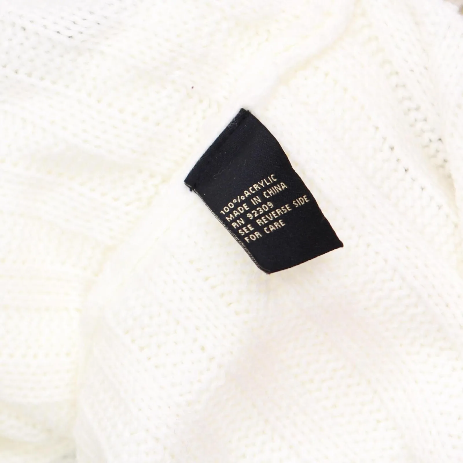 DG2 Womens Turtleneck Flare Sleeve Sweater 700391 Ivory Off White S