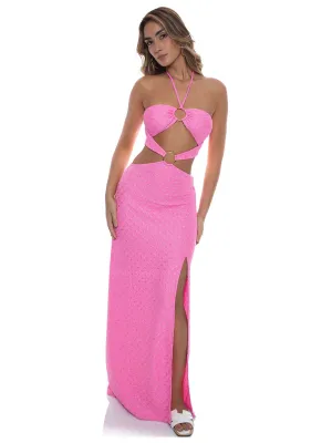 Double Loop Bandeau Long Dress