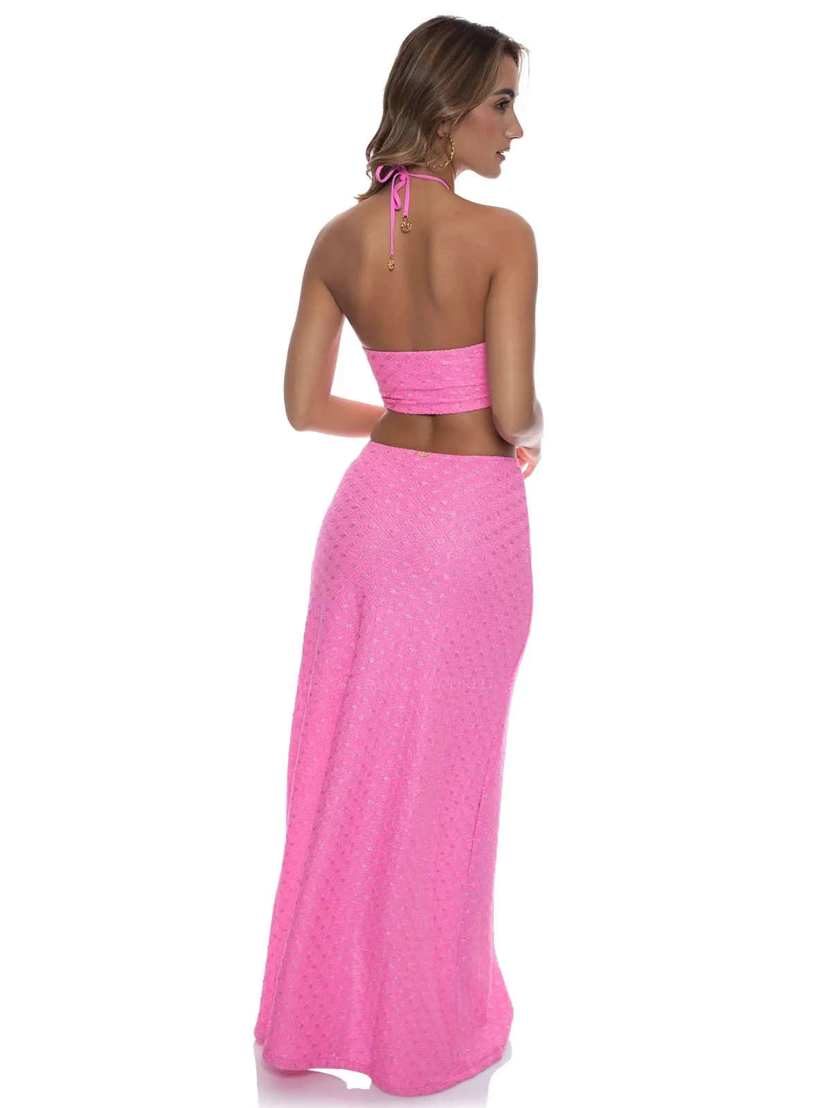 Double Loop Bandeau Long Dress
