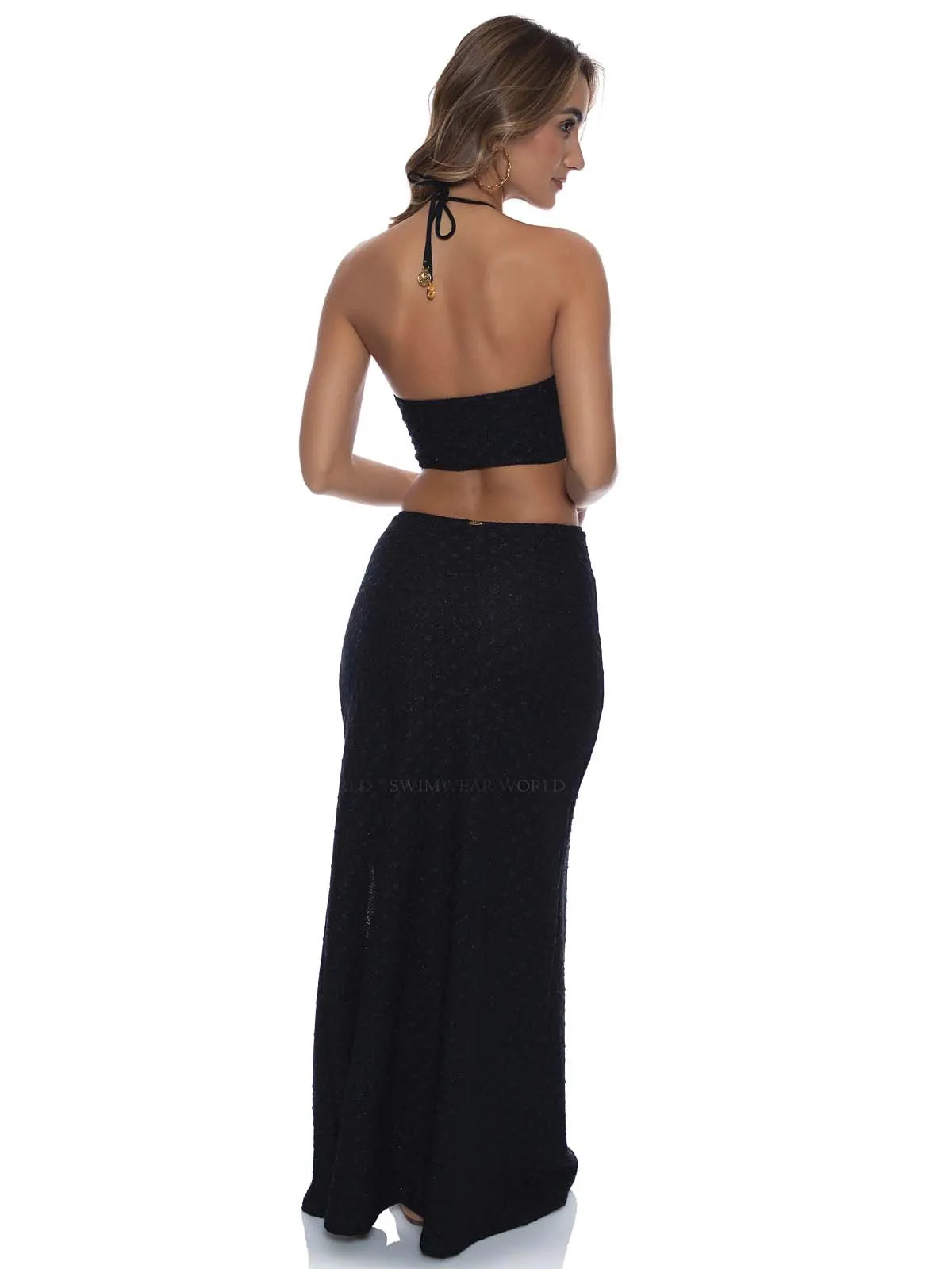 Double Loop Bandeau Long Dress