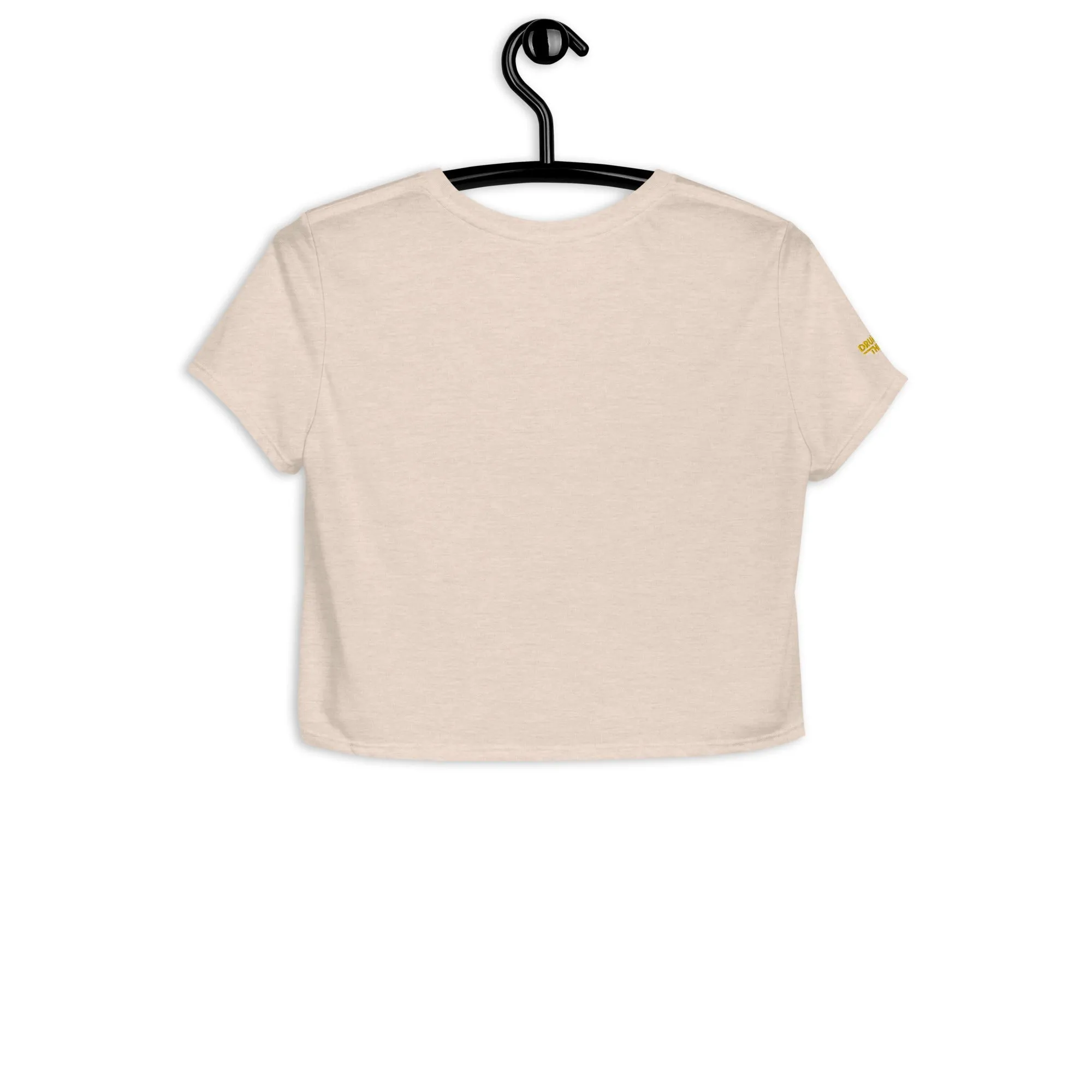Drums of the Sun Embroidered Crop Tee