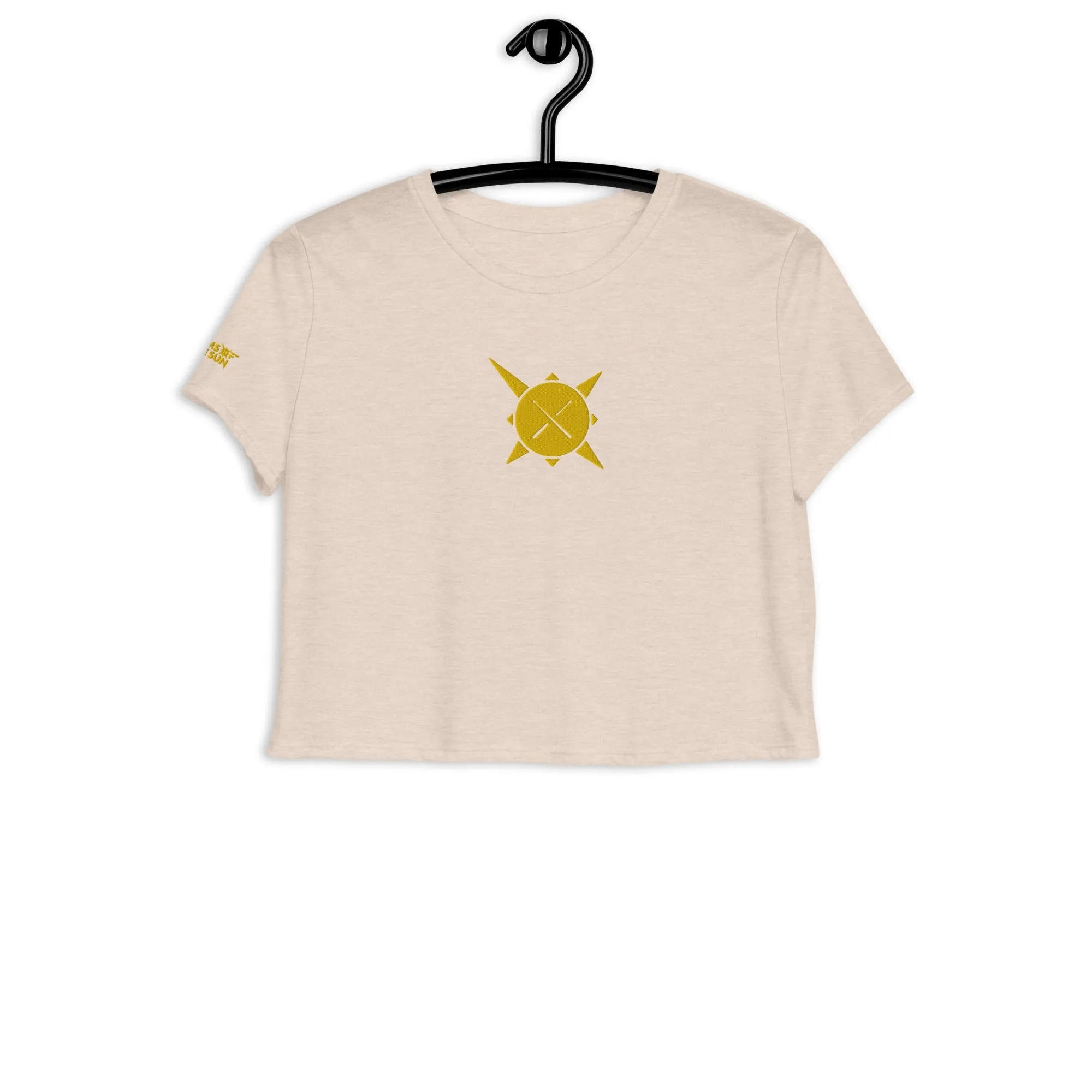 Drums of the Sun Embroidered Crop Tee