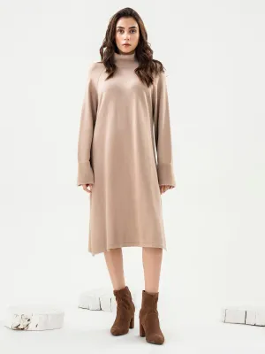 Dyed Woolen Dress