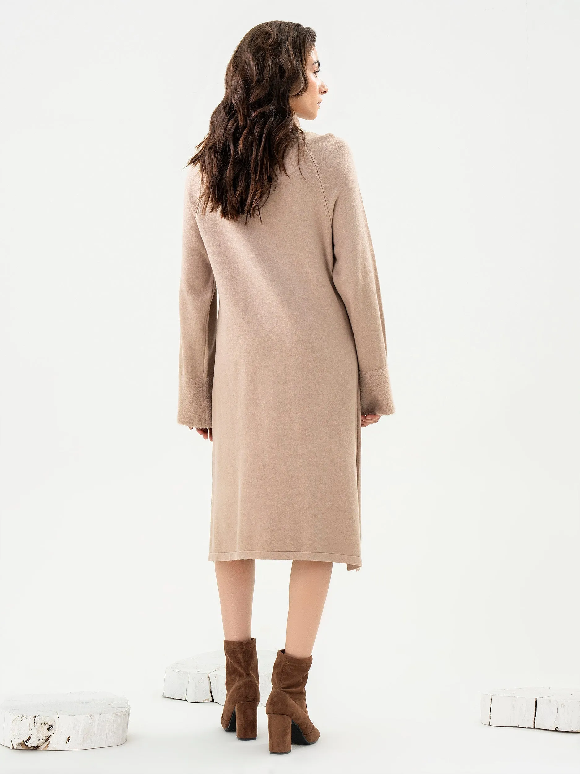 Dyed Woolen Dress