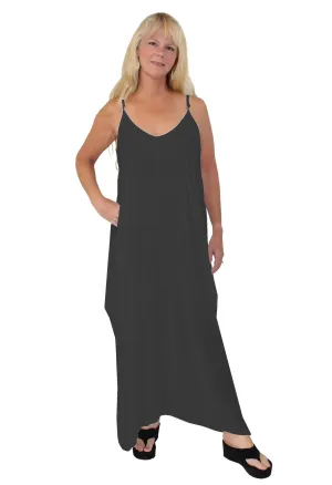 Elan Plus Size Dress Summer Cover Up Long Maxi with Pockets