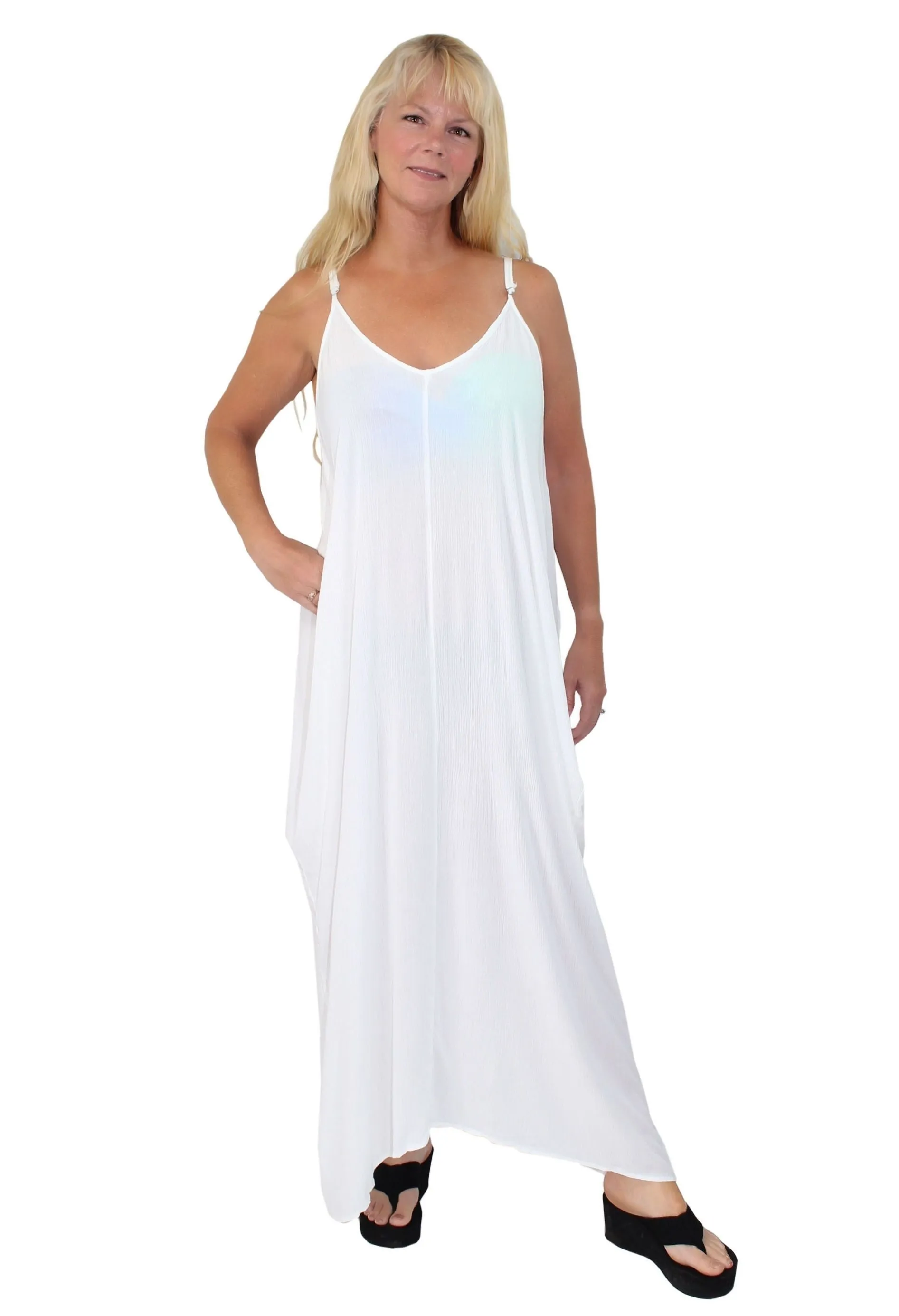 Elan Plus Size Dress Summer Cover Up Long Maxi with Pockets