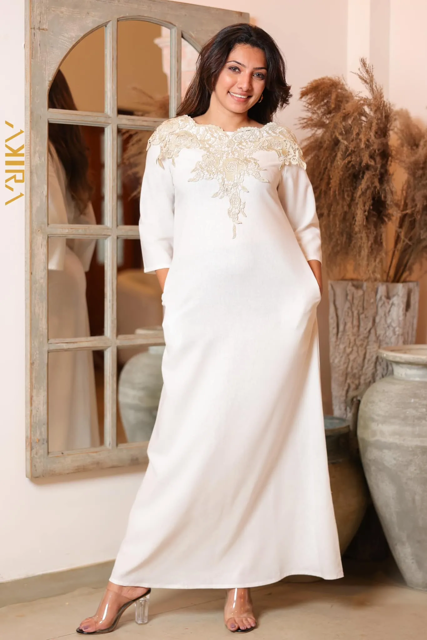 Elegance Enclave Dress | Kaftan, Bohemian Dress, Floral Dress, Boho Maxi Dress