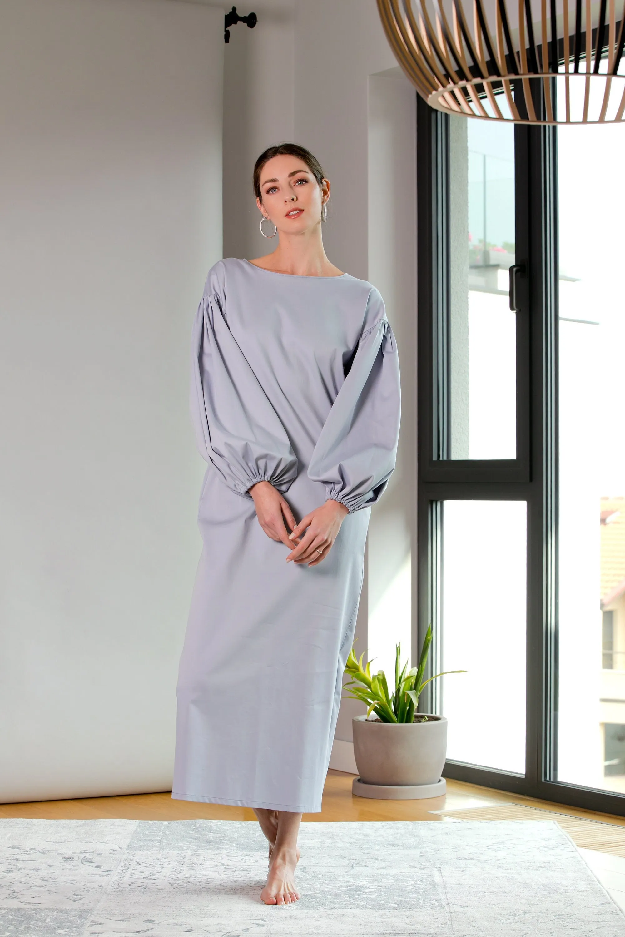 Elegant Dress with sleeves, long sleeve dress, plus size, minimalist dress, party dresses, Holiday Dress, Work Dress, Gifts for her