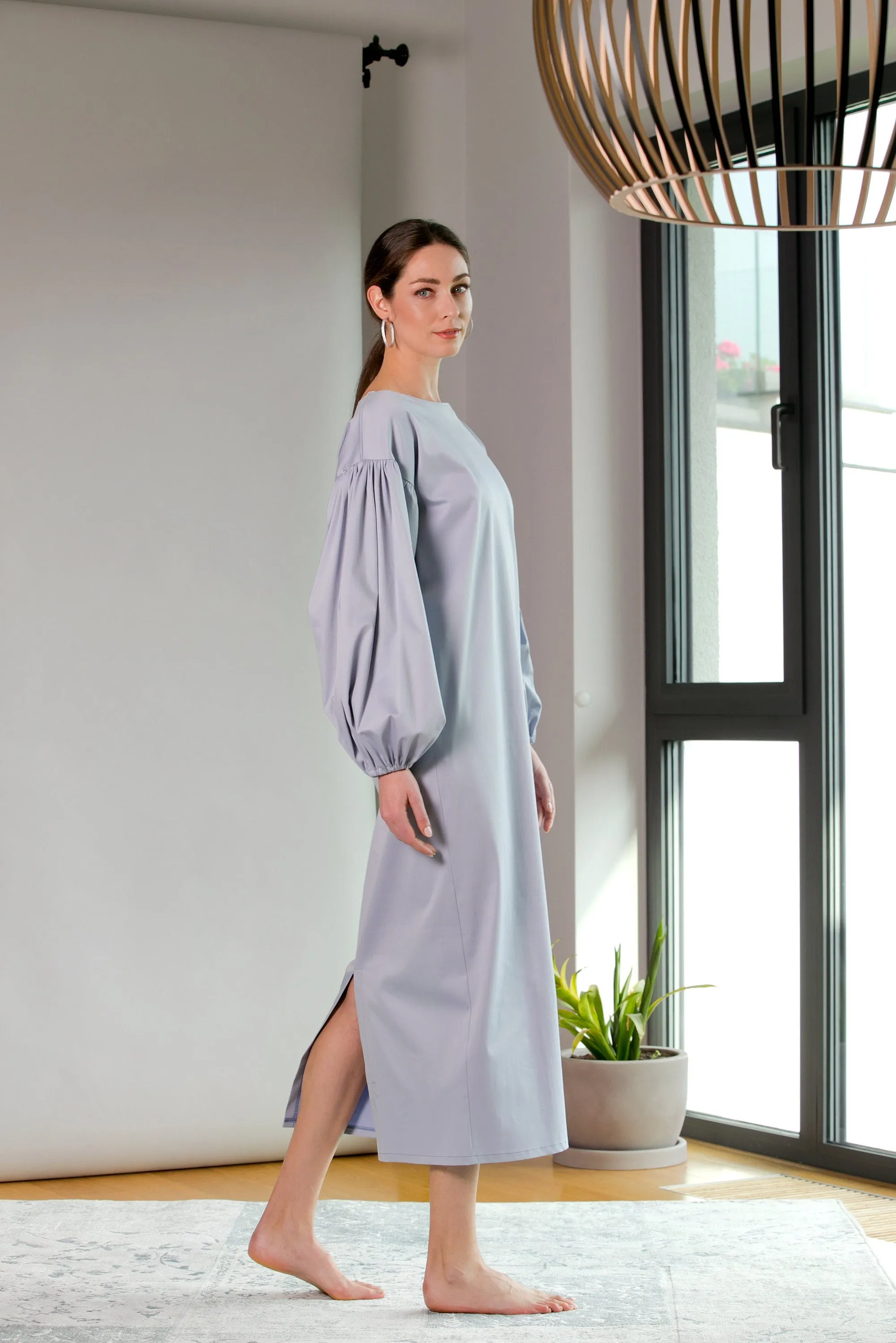 Elegant Dress with sleeves, long sleeve dress, plus size, minimalist dress, party dresses, Holiday Dress, Work Dress, Gifts for her