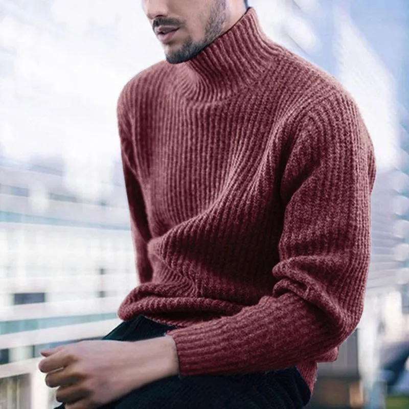 Elegant Turtleneck Sweater for Men