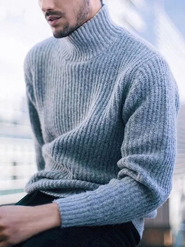 Elegant Turtleneck Sweater for Men