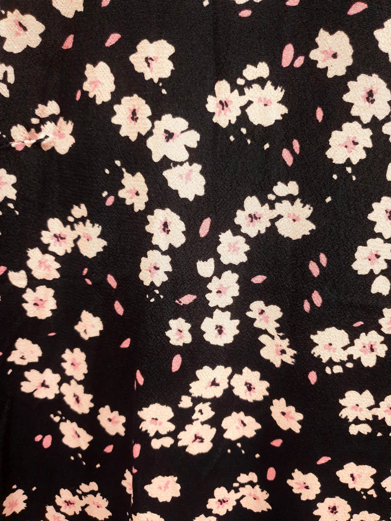 Elm navy and pink print dress size 12