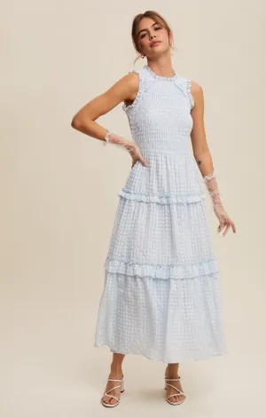 Elodie Gingham Maxi Dress
