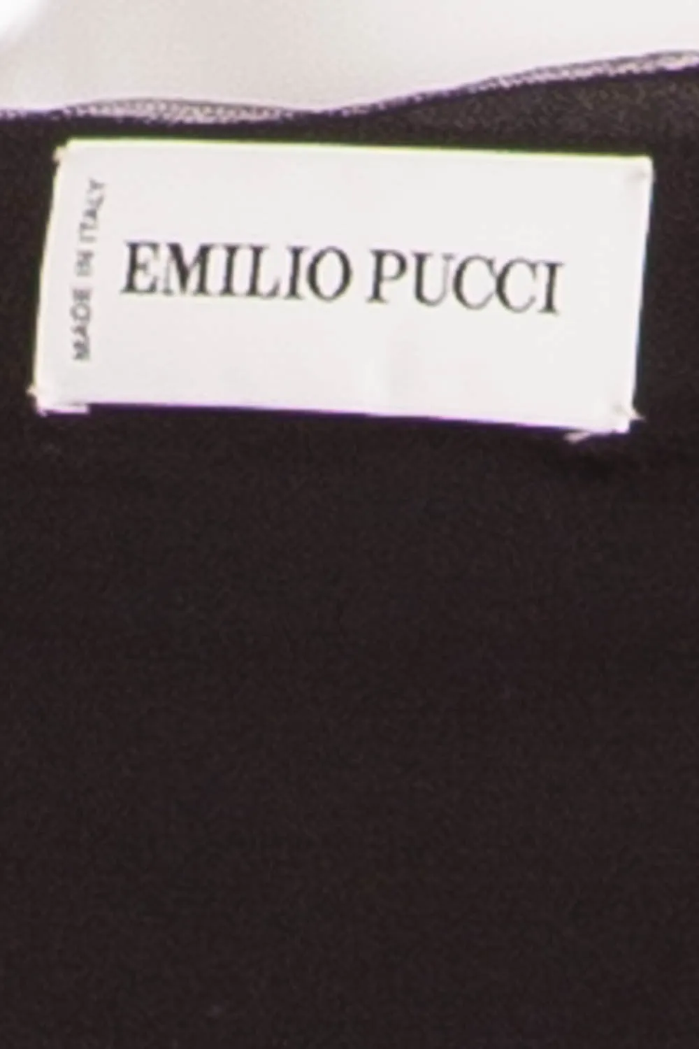 Emilio Pucci - Black Dress with See Through Sleeves - IT 42