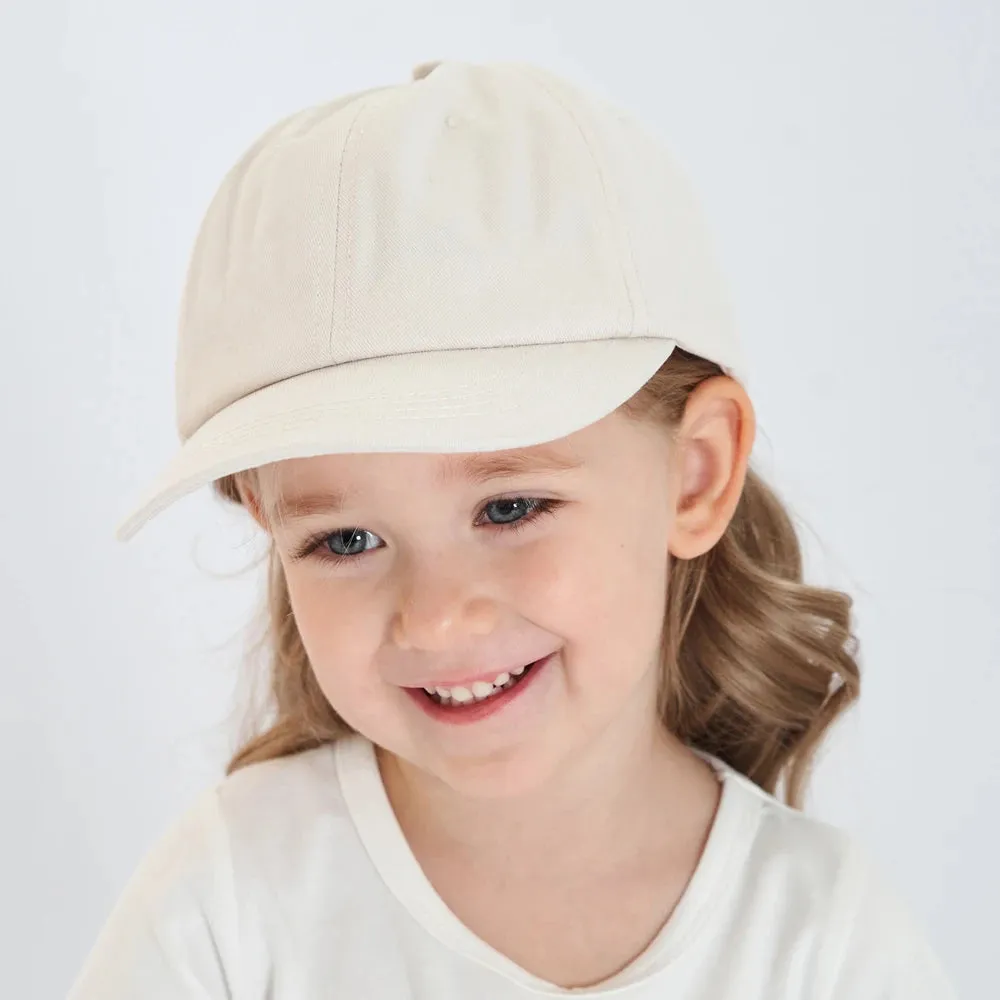 Fashion Baby Sun Hat - Summer Adjustable Kids Baseball Cap for Girls Boys, Travel Accessories