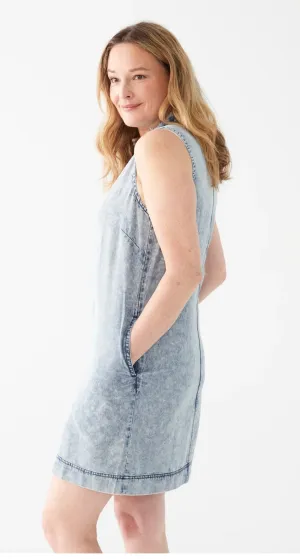 FDJ sleeveless denim dress