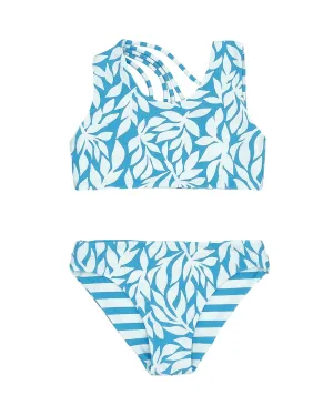 Feather 4 Arrow Summer Sun Reversible Bikini Blue Grotto