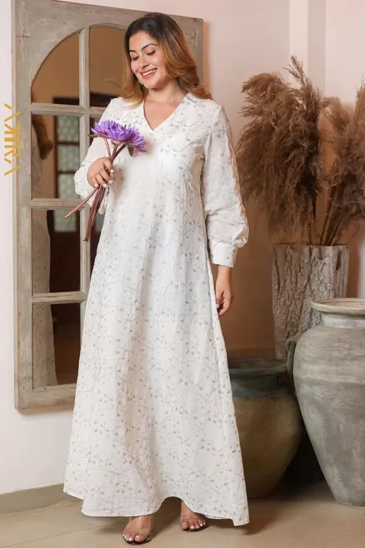 Floraia Maxi Elegant Dress | Kaftan, Bohemian Dress, Floral Dress, Boho Maxi Dress