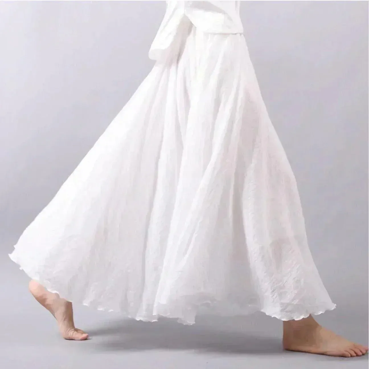 Flowy Luxe™ | Women's Maxi Skirt | High-Waist Design, Lightweight Fabric & Comfortable Fit