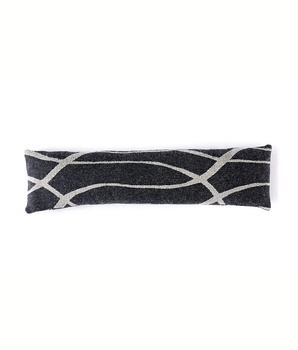 Forged Leno Bolster Pillow by The Oriole Mill
