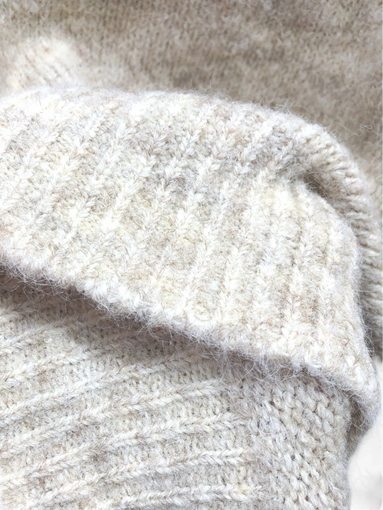 Foxes | Women's Ribbed Knit Turtleneck Sweater Top