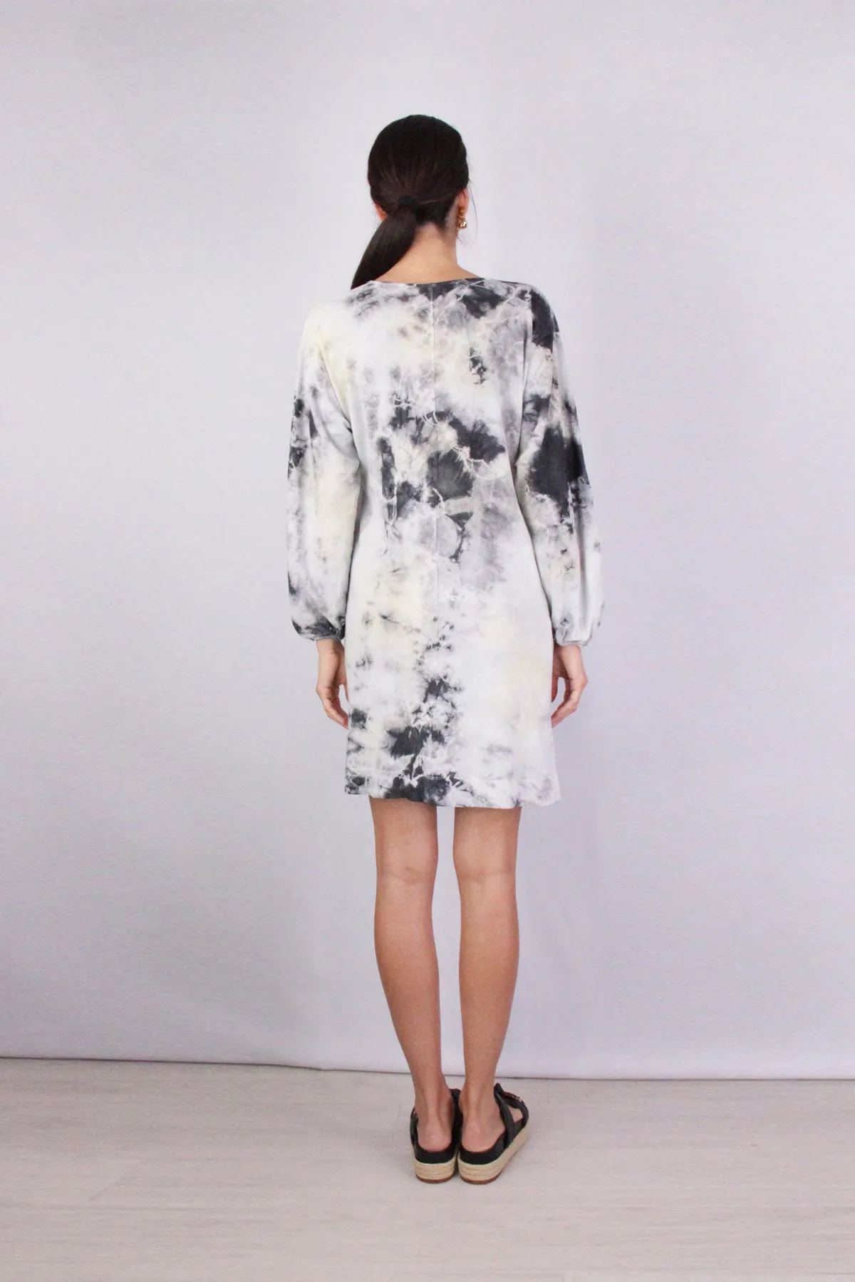 Getty Dress in Black Lemon
