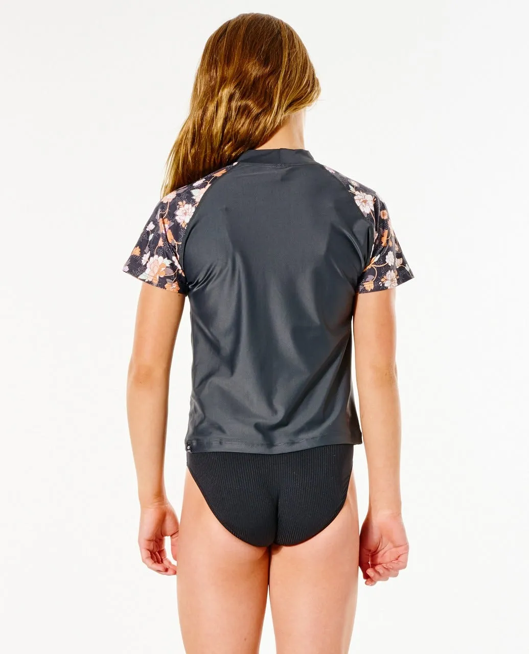 Girls Short Sleeve Rash Vest (8-16 years)