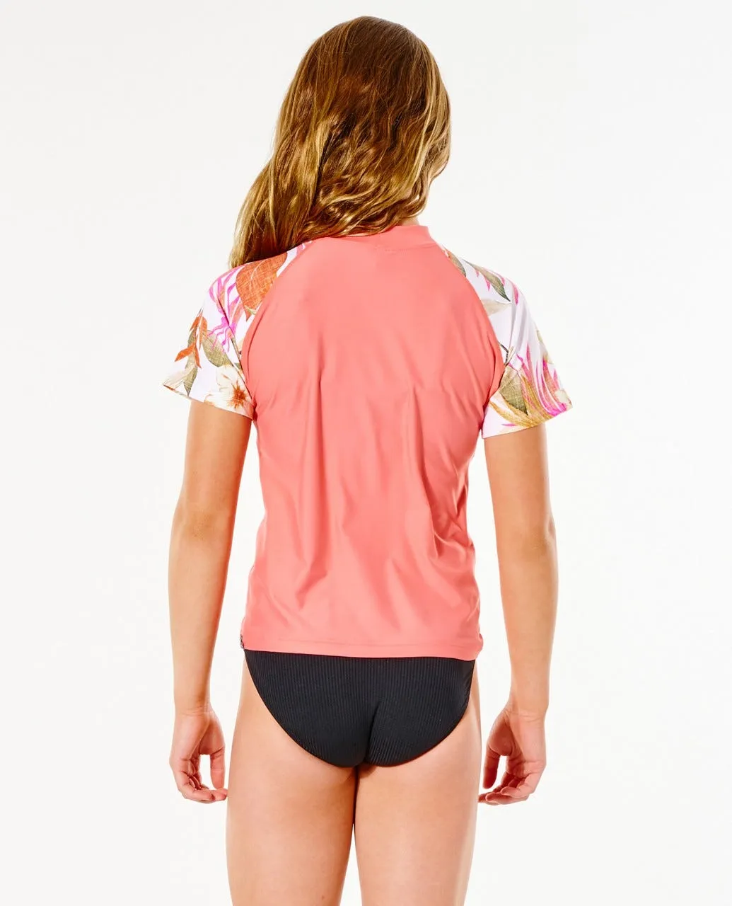 Girls Short Sleeve Rash Vest (8-16 years)