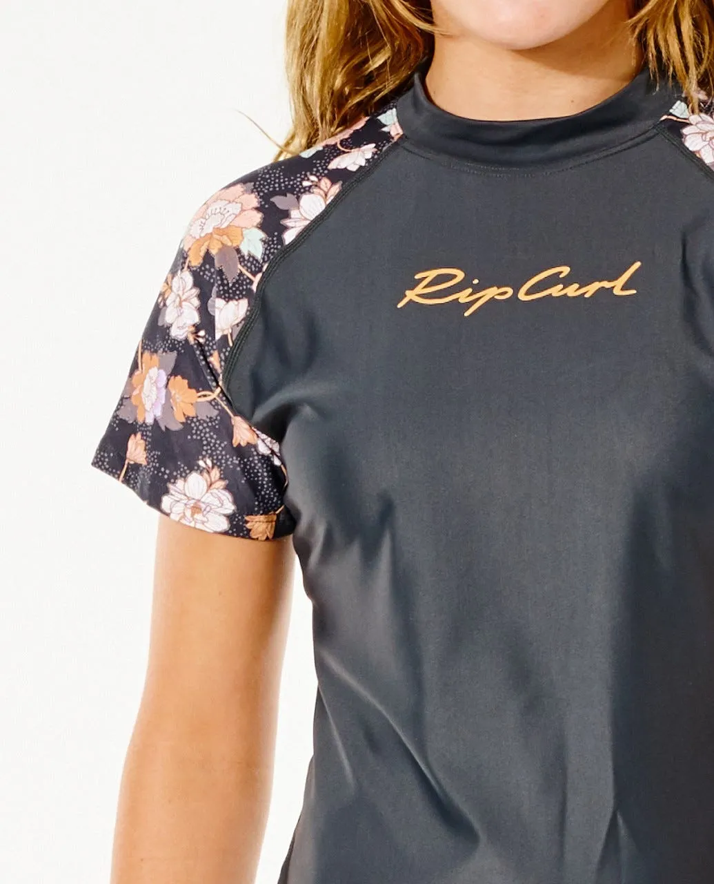 Girls Short Sleeve Rash Vest (8-16 years)