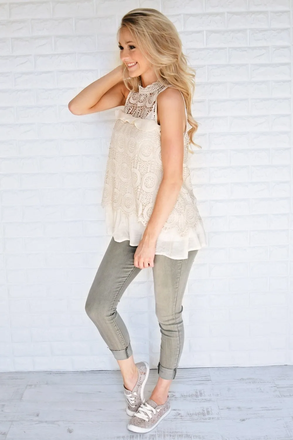 Good Ol' Days Lace Top